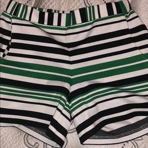 Jade stripe shorts